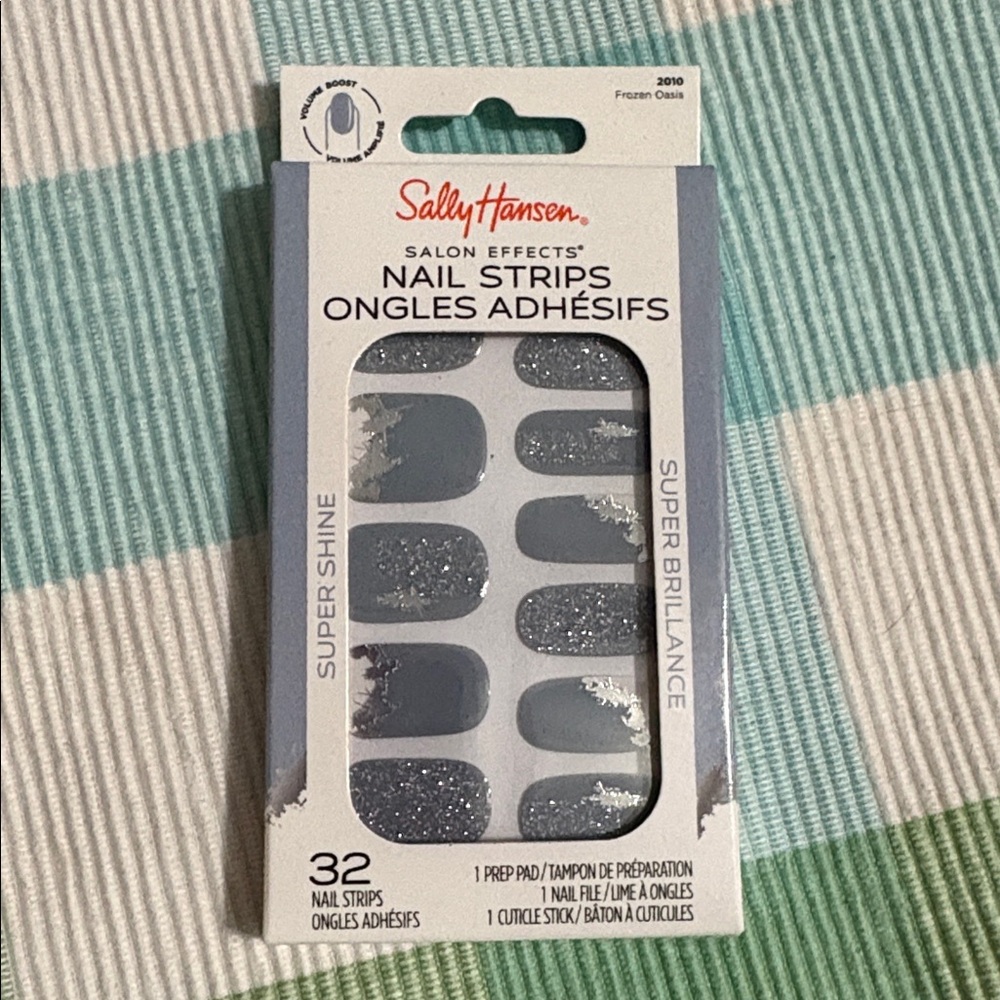 Sally Hansen Glitter Nail Strips - Silver Sparkle